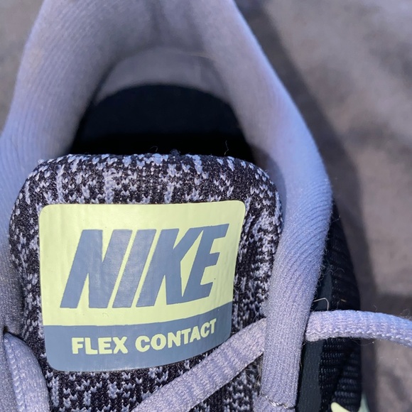 Nike Flex Contact Dark Obsidian Volt Sneaker Running Shoe Size 10 908995-402 - Picture 5 of 9